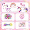 Girls' Unicorn Mermaid Charm Necklace-Making Kit with Beads Set for Birthday Present: Handmade Arts and Crafts Project for Children Ages 3–7 (Unicorn)
